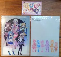 非売品 魔法少女まどか☆マギカ ワルプルギスの廻天 クリアファイル ステッカー