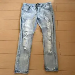 roshell スキニーデニム ライトブルー