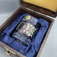 Satoshi music Box 熊野洞 オルゴール　30弦　星に願いを 熊野洞 サトシ Satoshi Music Box ガラス製 オルゴール 葡萄柄 - メルカリ