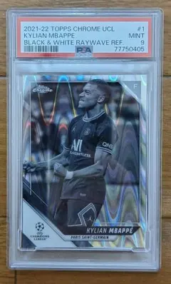 2021-22 Topps Chrome UCL Mbappé Mint 9
