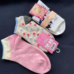 【新品】レディース靴下ソックス3足組
