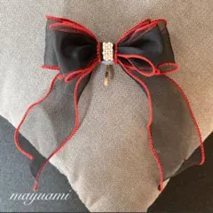 リボンポニーフック✩.*˚ブラック