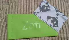 zoff メガネケース 緑