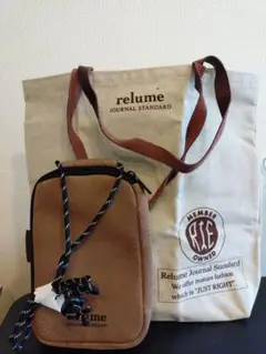 relume トートバッグとサコッシュセット