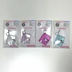 アルバムキーホルダーミニ4個　セリア　ミニシール帳