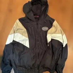 Lovetoxic フード付きジャケット 黒/ベージュ/白