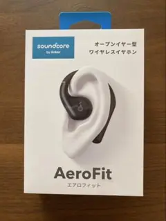 Anker Soundcore AeroFit ワイヤレスイヤホン ブラック