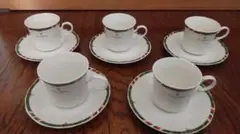 Giovanni Valentino カップ・ソーサー 5個セット