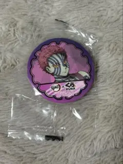 鬼滅の刃 くら寿司 びっくらぽん 猗窩座 缶バッチ