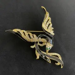 【19】エナメルブローチ　鳥　バード　レトロ　ヴィンテージ