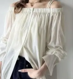 ☆新品☆ClassicalElf長袖 2WAY フリル・ラッフル シャツ M