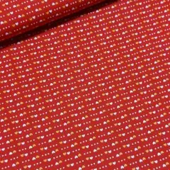 ホーミーコレクション　生地　布【生地幅×50cm】ハート柄　No.1295