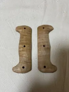 KA-BAR ケーバー ナイフ ベッカー BK2 用 カスタムグリップ 楓 縮杢 