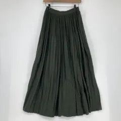 AZUL by MOUSSY カーキ フレアロングスカート Mサイズ