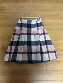 美品✨ブルーレーベルクレストブリッジ　クレストブリッジチェックフラノスカート