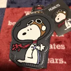 新品タグ付き　PEANUTS スヌーピー キーケース　グレー