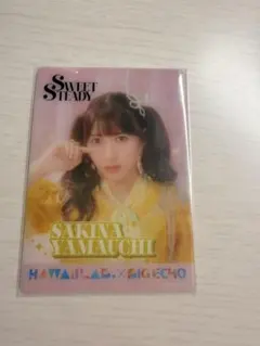 SWEET STEADY 山内咲奈 カラオケビッグエコー トレカ