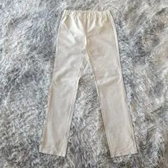 スマートピンク カジュアルパンツ【42】ホワイト系 ワッフル地 日本製 総ゴム