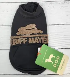 ＊新品＊KRIFF MAYER 裏起毛DOGロゴスウェット S CHARCOAL