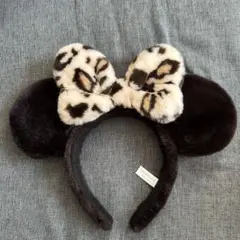 ディズニー カチューシャ ミニー レオパード ヒョウ柄