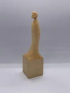 木彫り 人物像 オブジェ 置物