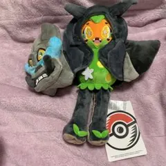 オーガポン　いしずえのめん　ぬいぐるみ　ポケモンセンター限定　タグ付き