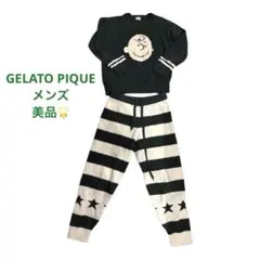 【希少品】ジェラートピケ スヌーピー パジャマ メンズ 上下セット　美品