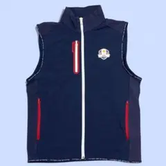 RLX ラルフローレン フルジップ ジャケット ベスト S ネイビー ゴルフ