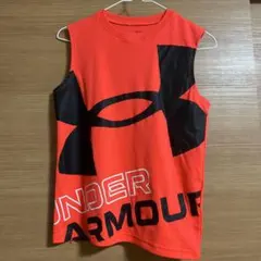 お値下げ☆UNDER ARMOUR ノースリーブタンクトップ YLG オレンジ