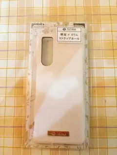 TETRA Xperia 5 レザー風ケース ピンク