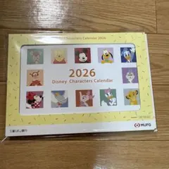 三菱UFJ MUFJ カレンダーDisney 2026