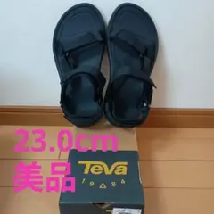 【美品】TEVAサンダルハリケーンXLT2 ブラック 23.0cm