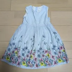 baby GAP 花柄刺繍 ノースリーブワンピース