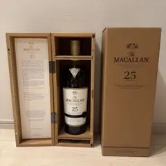The Macallan マッカラン25年 木箱のみ Macallan 25 Year Old Sherry Oak Single Malt Scotch | Mash&Grape