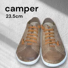 CAMPER カンペール スニーカー 23.5cm ブラウン 革靴のサムネイル