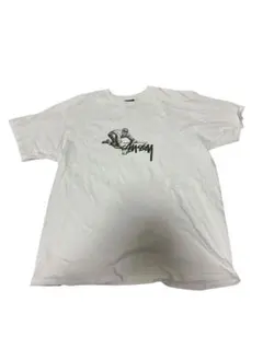 STUSSY グラフィックT 白 L Y2K グランジ ストリート