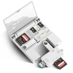 ✨SDカードリーダー 収納ボックス型 USB 3.0 Type-C Micro