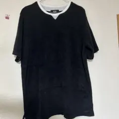 AZUL BY MOUSSY パイル地 Tシャツ ブラック Lのサムネイル