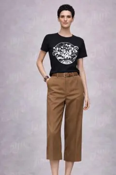 新品同様☆Hermès エルメス フォーブルレインボー Tシャツ ブラック 36 