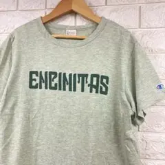 チャンピオン ランタグ 復刻 霜降り　Tシャツ M 染み込み　ヴィンテージ
