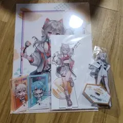 ぶいすぽっ！　小森めと　白波らむね クリアファイル　アクリルスタンド