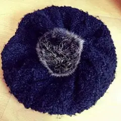 黒のふわふわべれー！お値下げちゅう