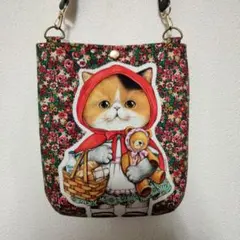 新柄ハチワレ猫ちゃんサコシュ コヤンイサムチョン リトルヤーン