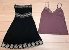SALE❗️新品◎Calvin Kleinキャミ&アメリカンラグシーキャミワンピ