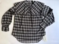 未使用リリーブラウン つけ襟付き 2way ブラウス フリー 長袖 シャツ