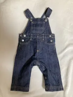 プチバトー　デニムサロペット【60サイズ／美品】