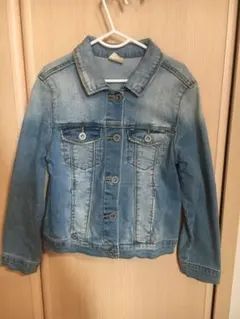 ZARA girls デニムジャケット Gジャン　128㌢