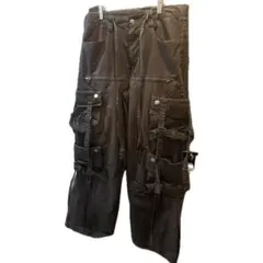 y2k カーゴパンツ ブラウン グランジ