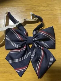 EASTBOY ネイビー ストライプ リボン