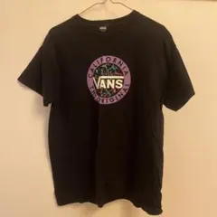 VANS Tシャツ Mサイズ 黒 ロゴ入り